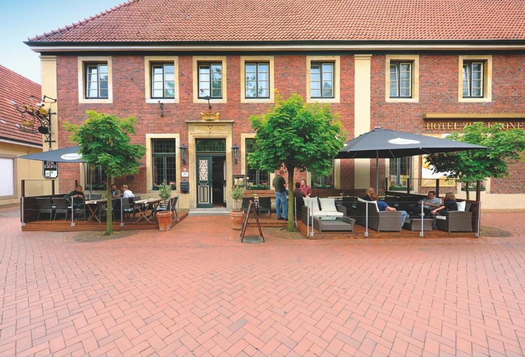 Hotel Zur Krone Gescher Buitenkant foto